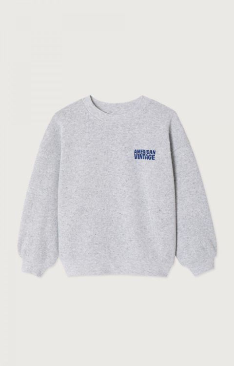  (American Vintage - Sweater Evona - Gris ) - La Gamba Rossa Kortrijk