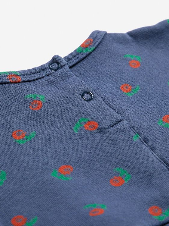  (Bobo Choses - Dress fleece Stamp Bloom a) - La Gamba Rossa Kortrijk