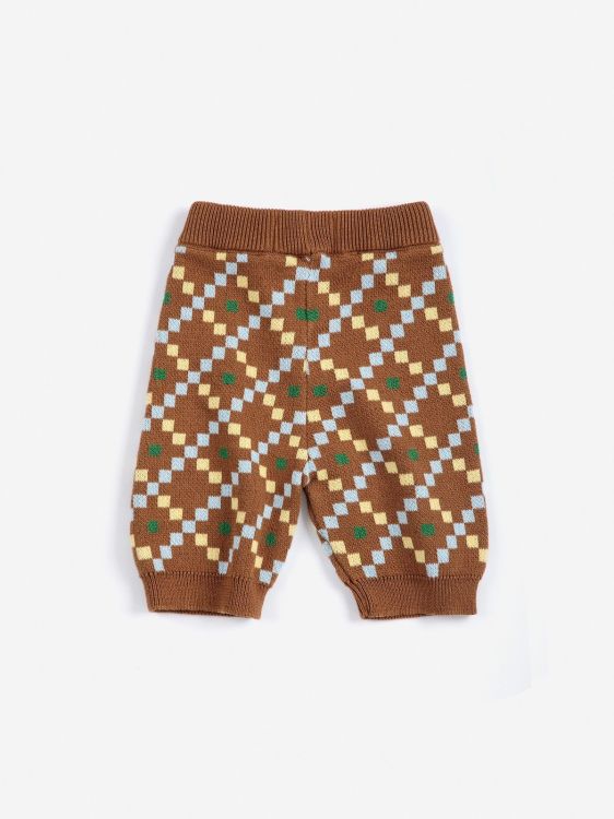  (Bobo Choses - Pants knitted Pixel allove) - La Gamba Rossa Kortrijk