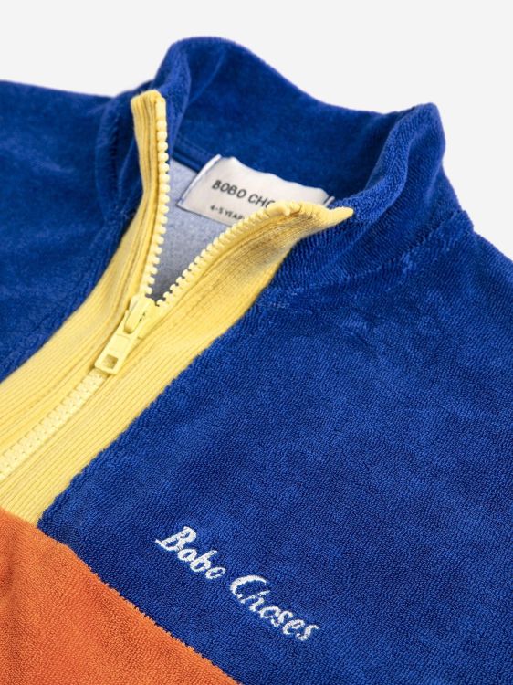  (Bobo Choses - Sweater zipped colourblock) - La Gamba Rossa Kortrijk