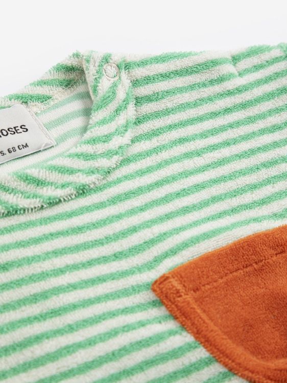  (Bobo Choses - T-shirt Green Stripes terr) - La Gamba Rossa Kortrijk