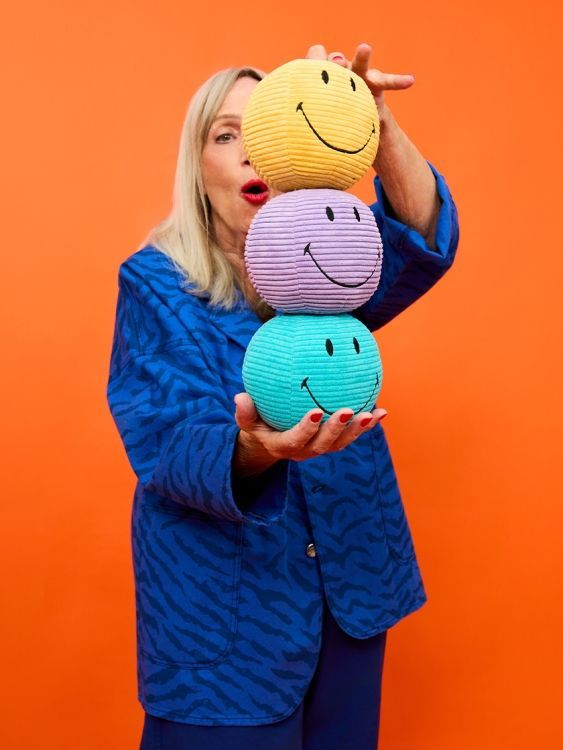  (Smiley corduroy teal) - La Gamba Rossa Kortrijk