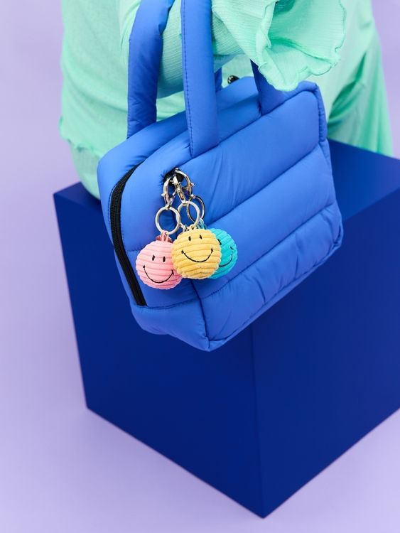  (Smiley Keychain corduroy bubblegum) - La Gamba Rossa Kortrijk