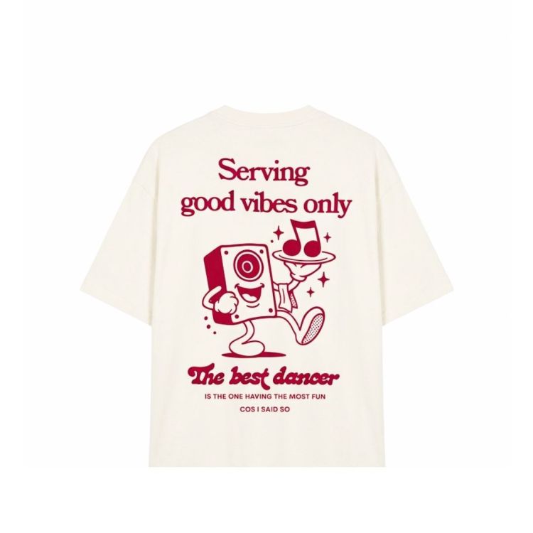  (Cos I Said So - T-shirt Good Vibes Only ) - La Gamba Rossa Kortrijk