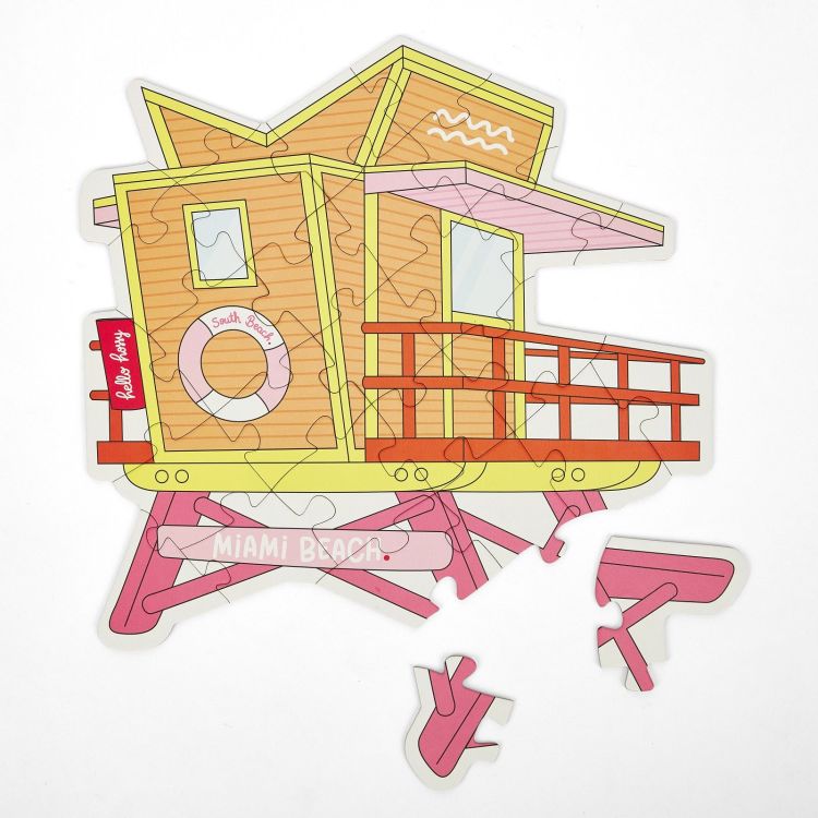  (Hello Hossy - Puzzle - Miami Plage) - La Gamba Rossa Kortrijk
