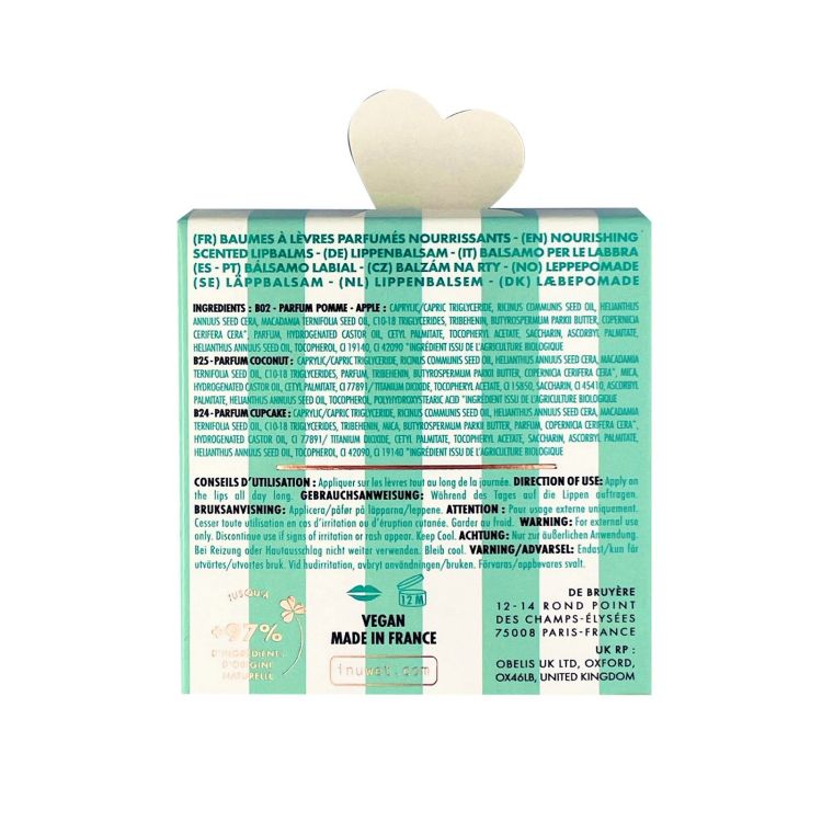  (Inuwet - Jingle Aqua Trio Lip Balms Set ) - La Gamba Rossa Kortrijk