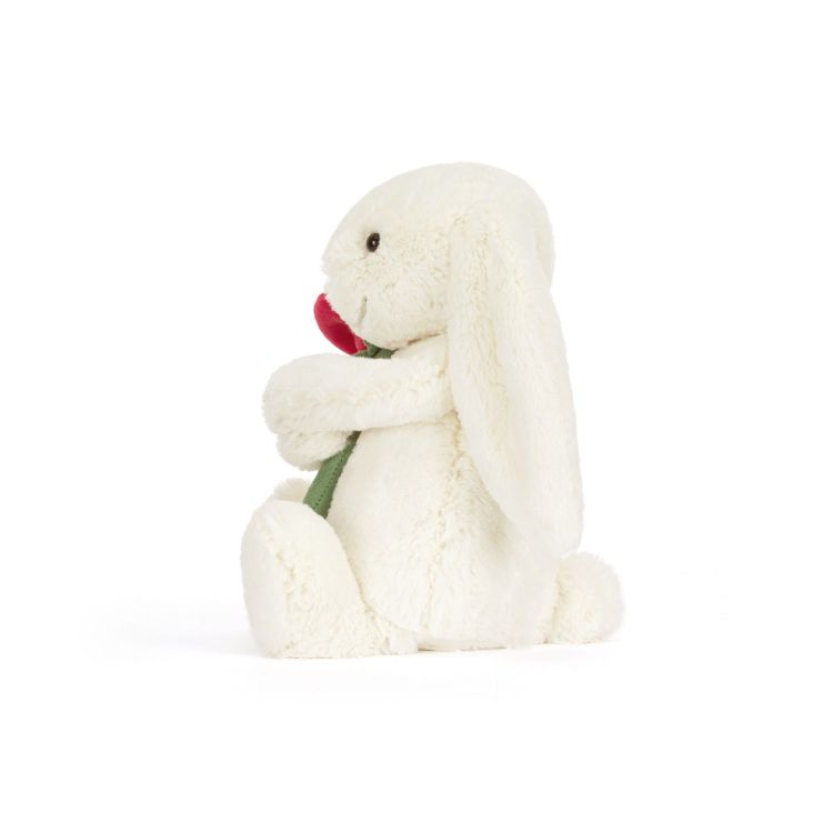  (Jellycat - Bunny cream with rose - BB6RO) - La Gamba Rossa Kortrijk