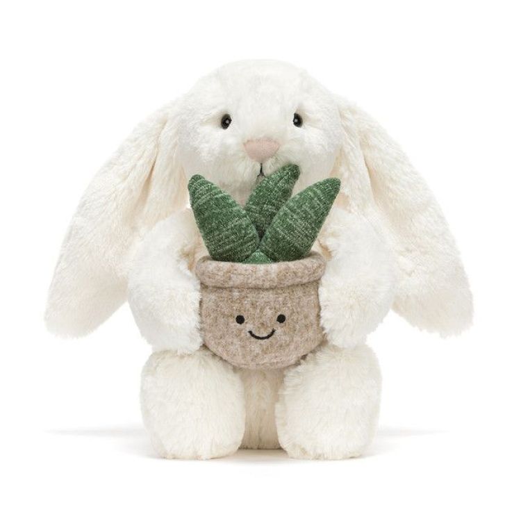  (Jellycat - Cream Bunny with Plant) - La Gamba Rossa Kortrijk