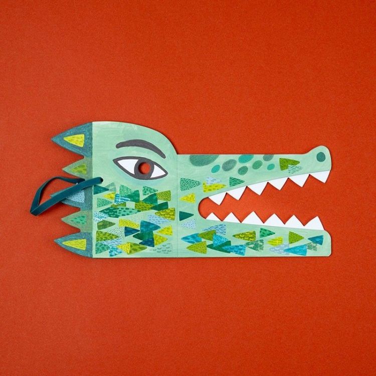  (Londji - Mask&stickers Crocodile - AC024) - La Gamba Rossa Kortrijk