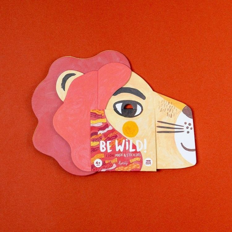  (Londji - Mask&stickers Lion - AC024U) - La Gamba Rossa Kortrijk