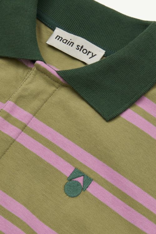  (Main Story - Polo shirt - Cedar Stripe -) - La Gamba Rossa Kortrijk
