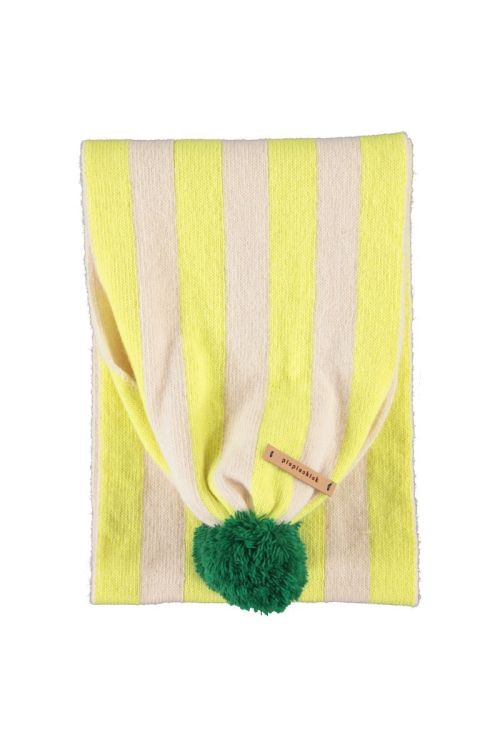  (Piupiuchick - Knitted pompon scarf) - La Gamba Rossa Kortrijk