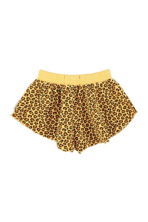  (Piupiuchick - shorts mustard animal prin) - La Gamba Rossa Kortrijk