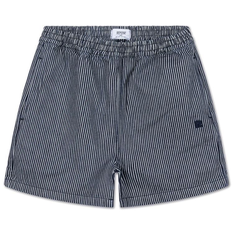  (Repose AMS - Sweat Short Blue Stripe) - La Gamba Rossa Kortrijk