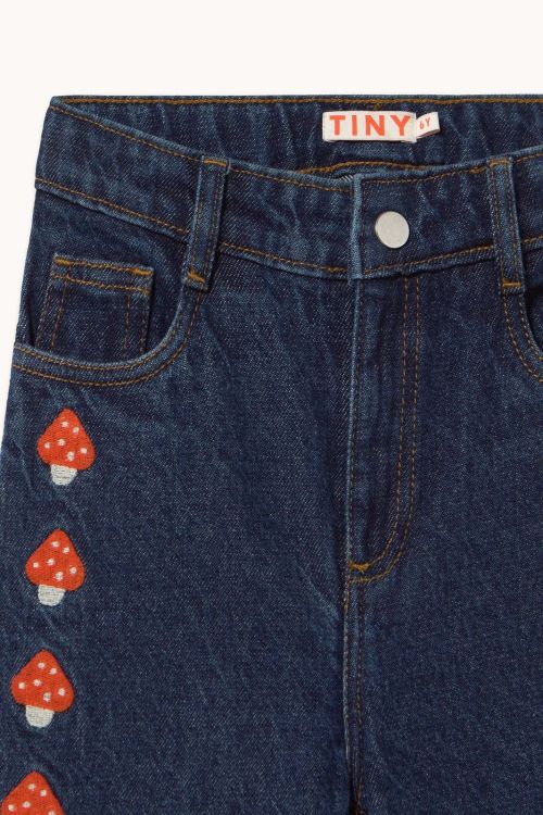  (Tinycottons - Denim Pant Mini Mushrooms ) - La Gamba Rossa Kortrijk