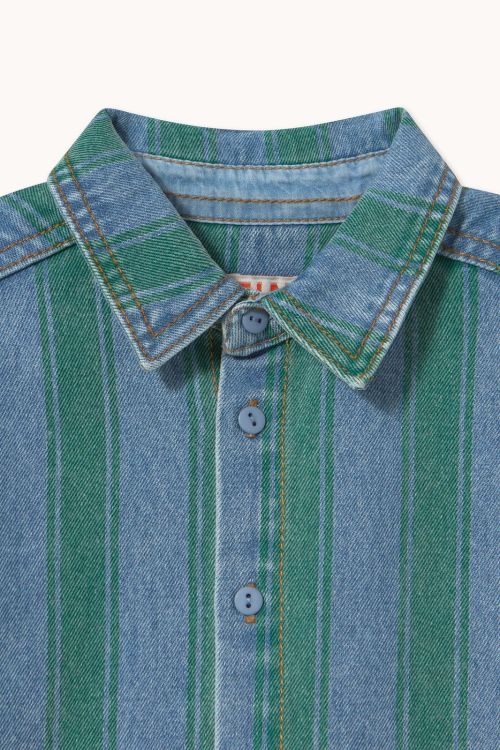  (Tinycottons - Denim Shirt Retro Stripes) - La Gamba Rossa Kortrijk
