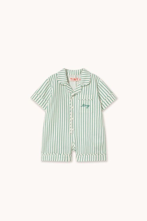  (Tinycottons - Playsuit Emerald Stripes -) - La Gamba Rossa Kortrijk
