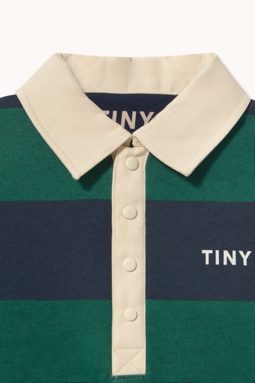  (Tinycottons - Polo Sweater navy stripes) - La Gamba Rossa Kortrijk