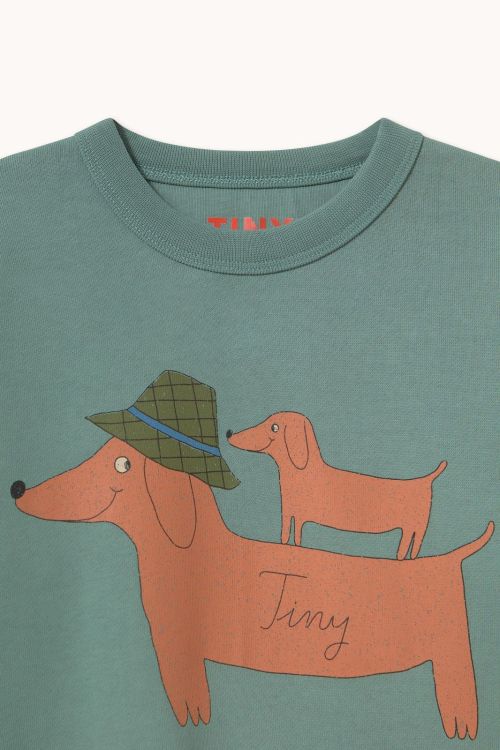  (Tinycottons - Sweater Graphic Twio Dogs) - La Gamba Rossa Kortrijk