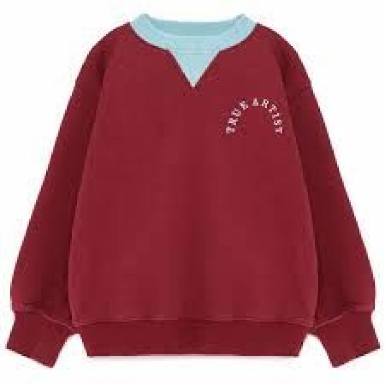 (True Artist - sweater n°9 - burgundy red) - La Gamba Rossa Kortrijk