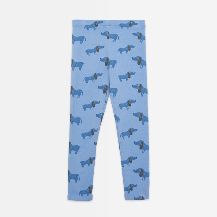  (Weekend House Kids - Leggings blue dog a) - La Gamba Rossa Kortrijk