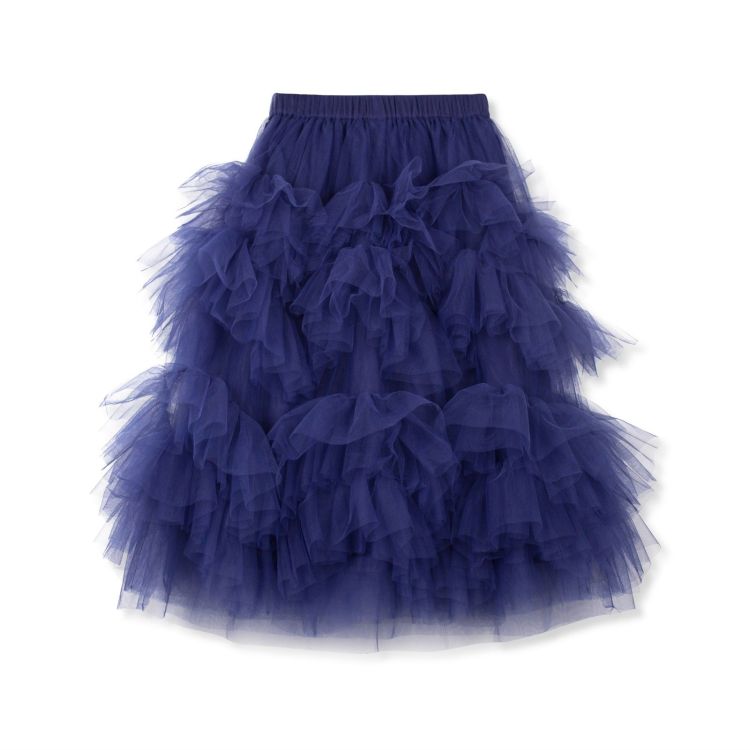 (Wynken - Long Tux Tulle Skirt) - La Gamba Rossa Kortrijk