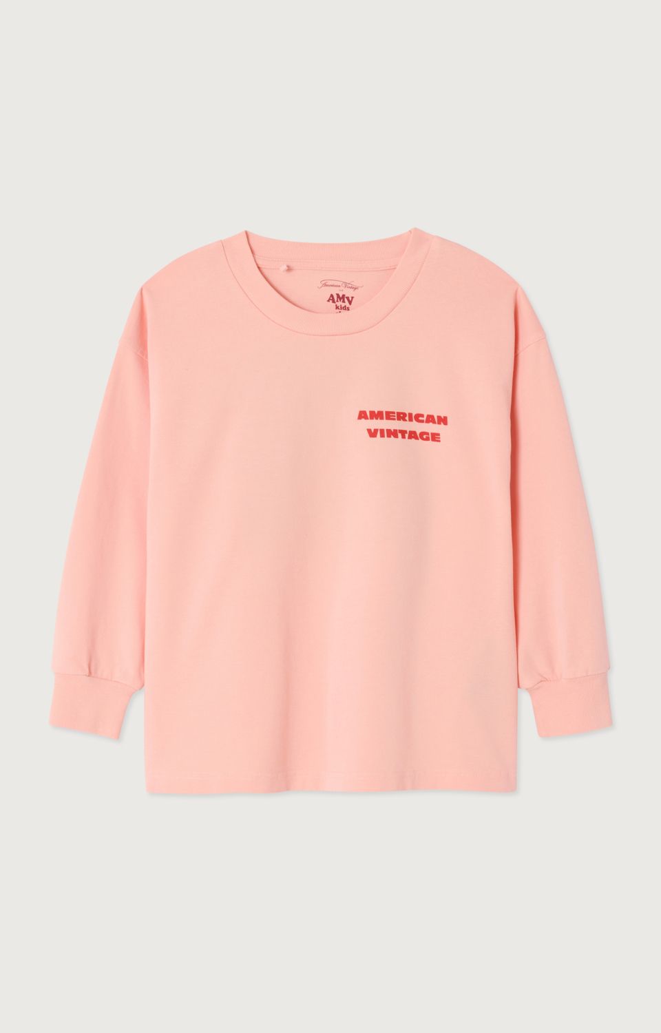  (American Vintage - T-shirt Long Sleeve F) - La Gamba Rossa Kortrijk